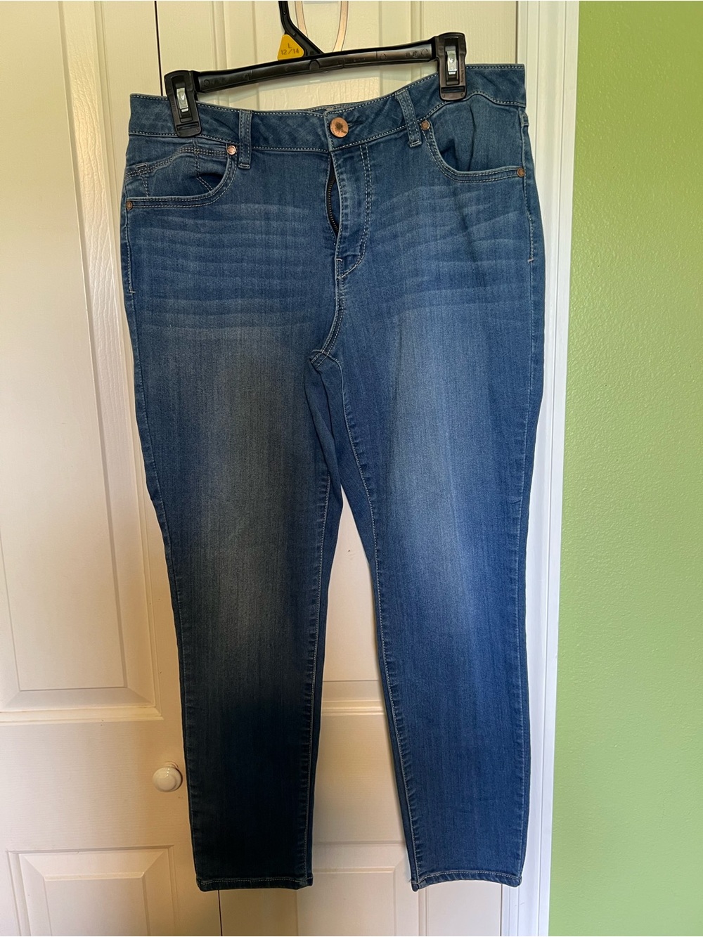 1822 Denim Skinny Jeans in Classic Blue Wash